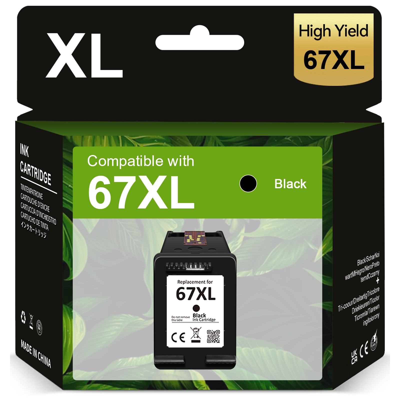 For HP 67XL 67 Ink Cartridge HP Deskjet 2700e 2755e 2800e Envy 6000 6055e 6455