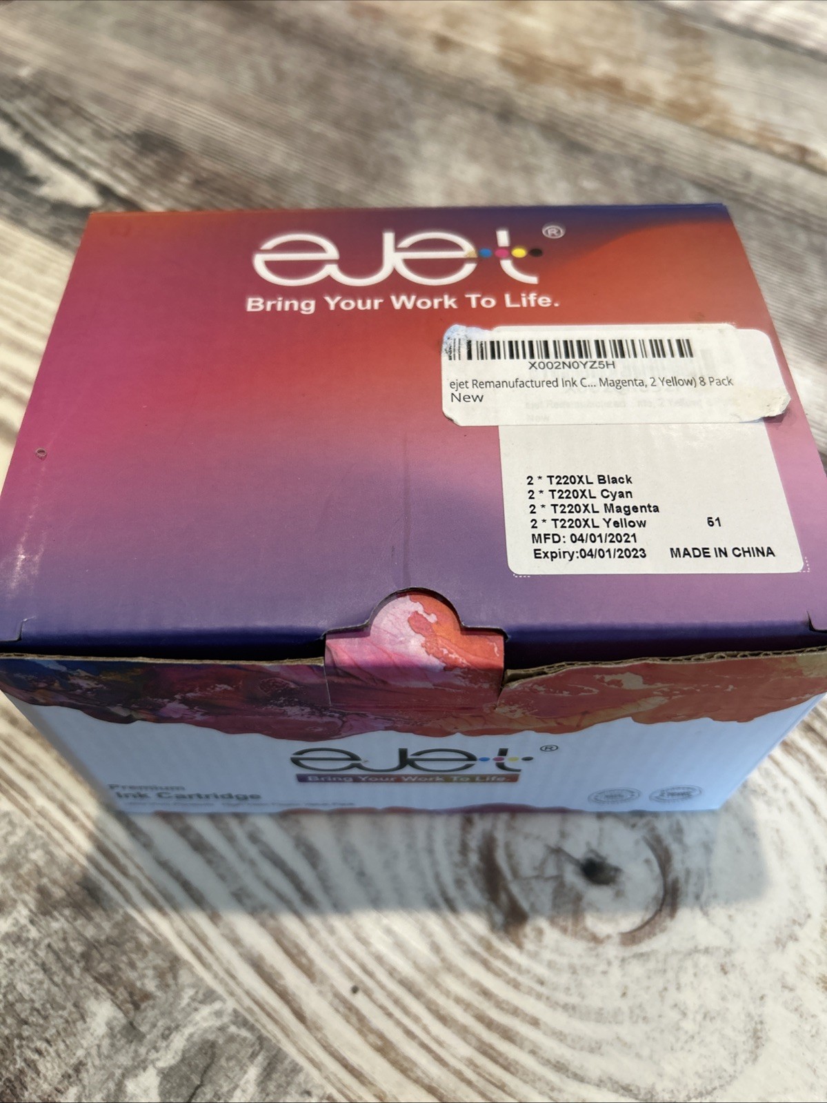 Ejet Replacements For Epson Ink Cartridges 8 pack- See Description For Models