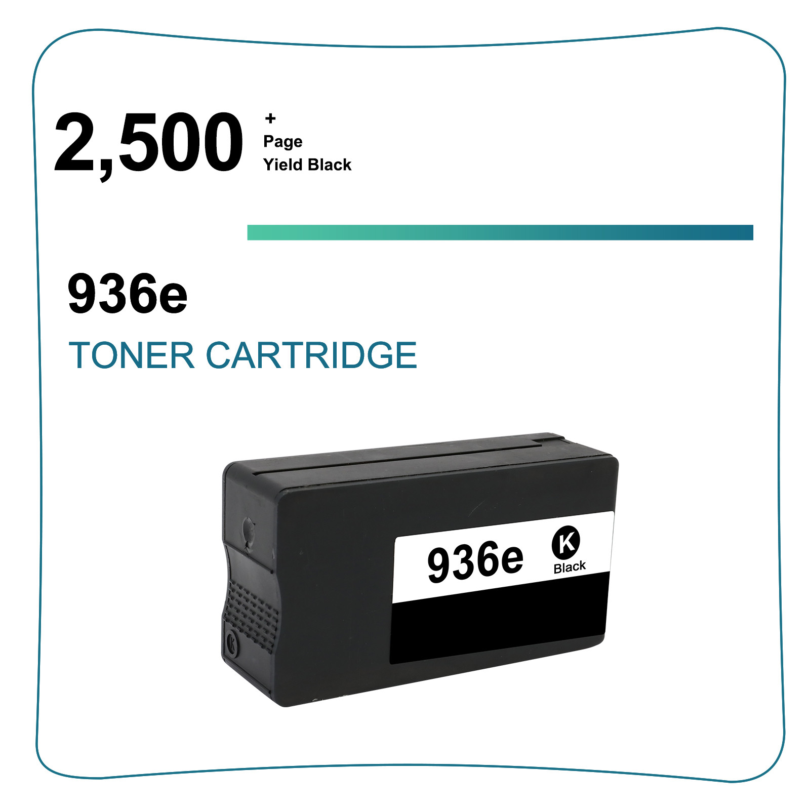 Compatible With 936e Black Ink Cartridges for HP OfficeJet Pro 9135e 9125e 9135e