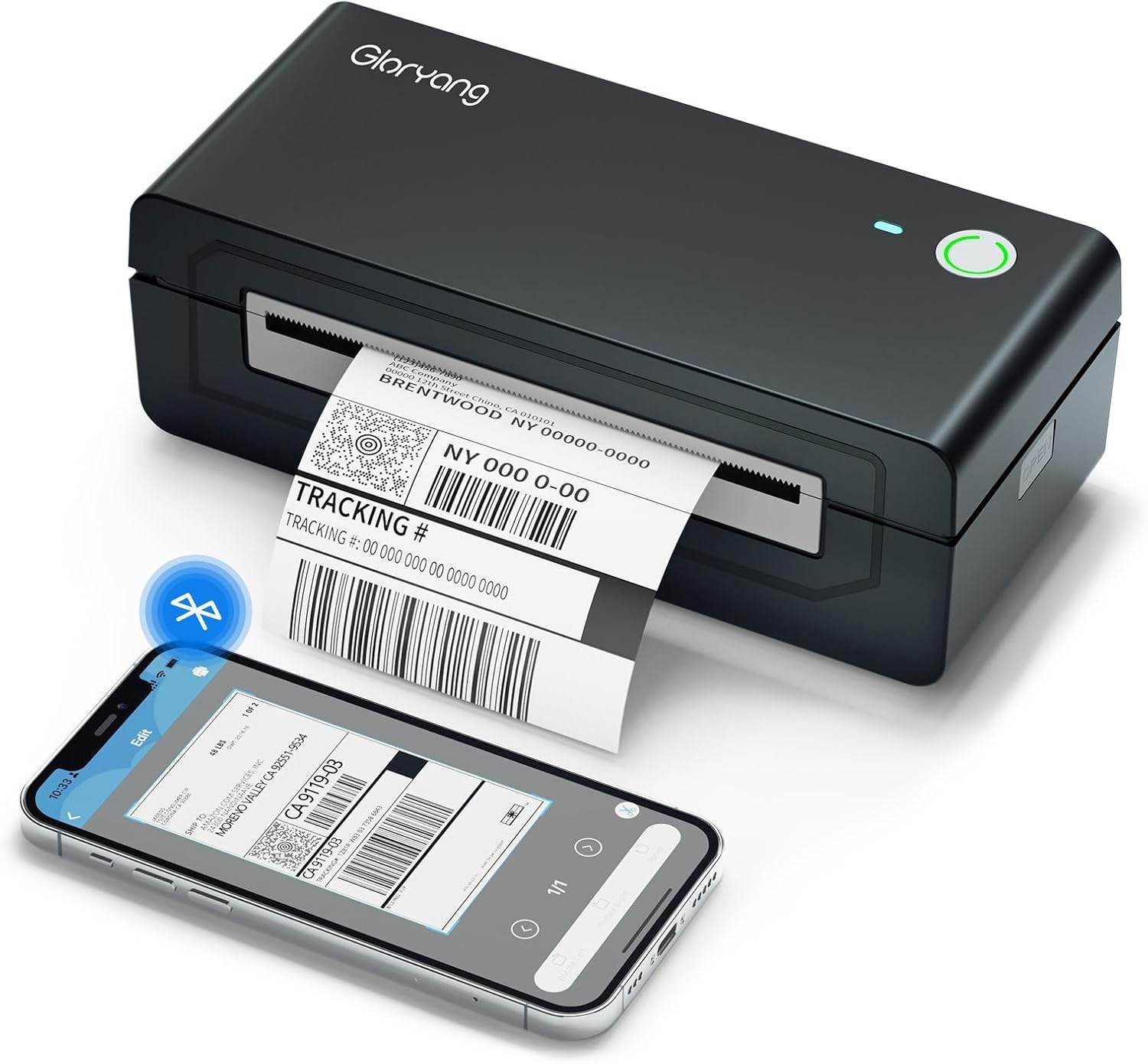 Gloryang – Portable Printer – Wireless – Thermal Inkless Printer – PD-A4