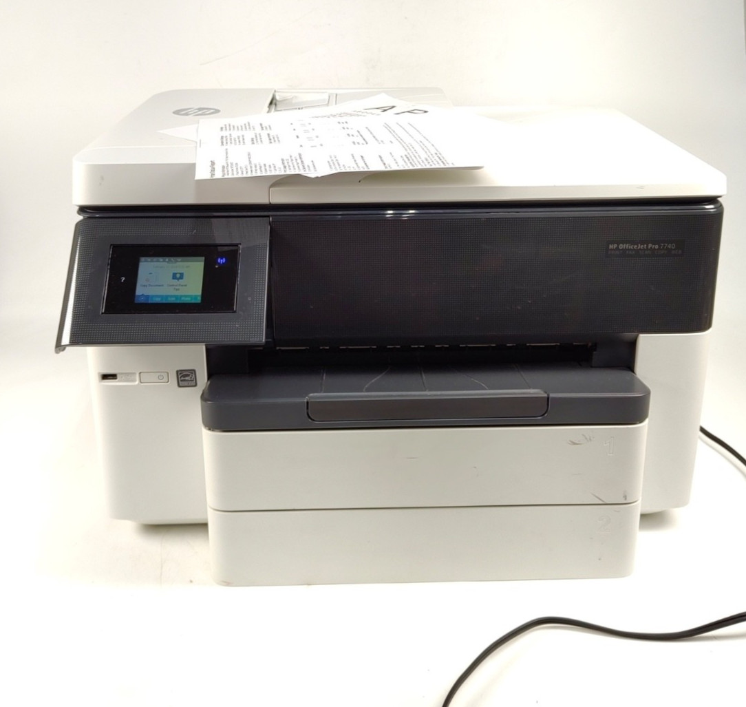 HP Wide Format All-in-One Printer – OfficeJet Pro 7740 – 2022 Total Pages