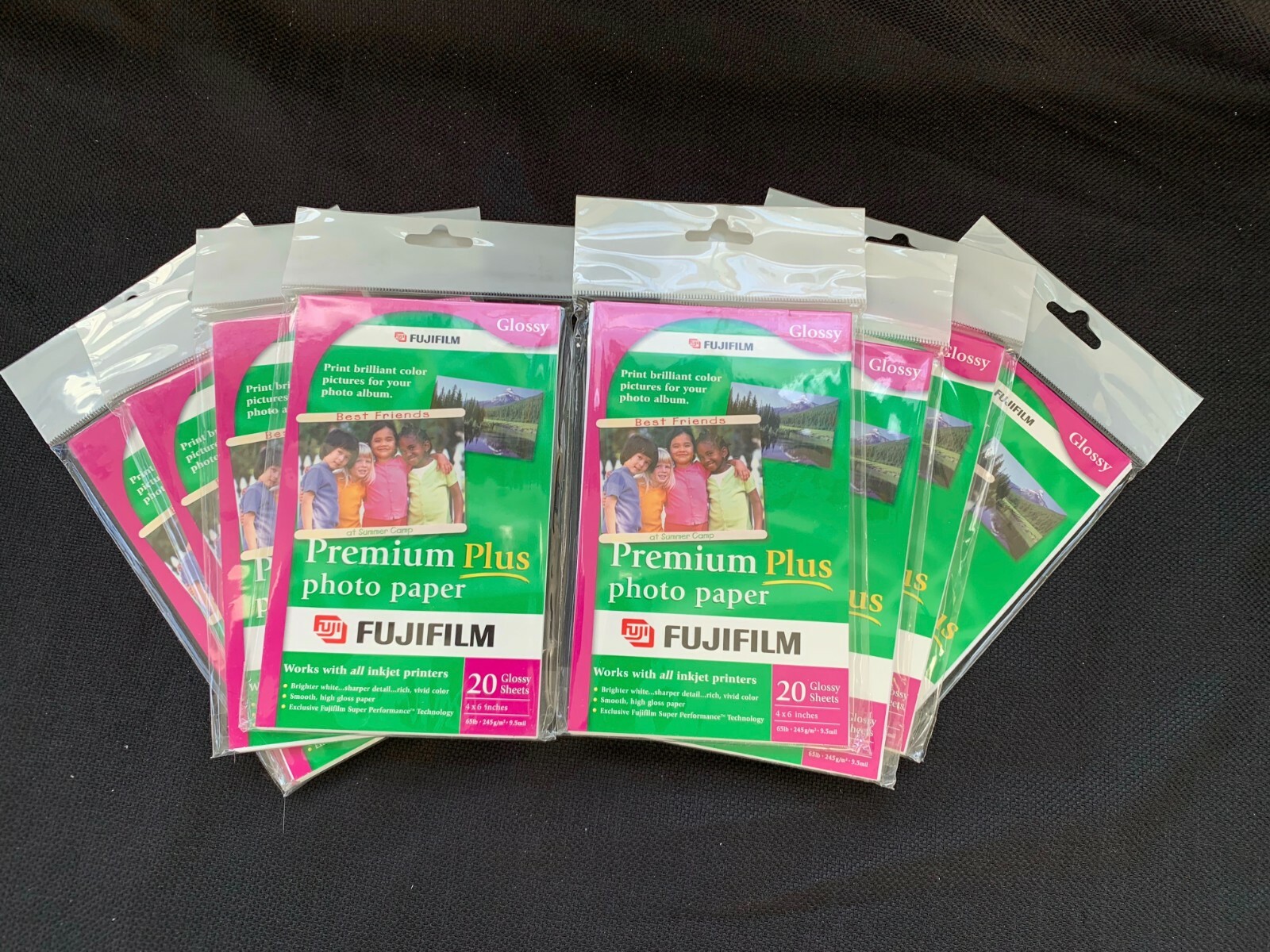 Fujifilm Premium Plus Inkjet Printer Photo Paper 4×6 Glossy 160 Sheets NIB