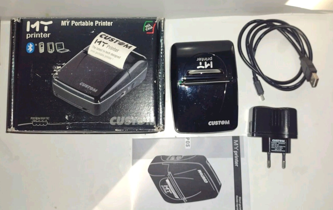 MY Portable Printer by Custom Great Compact Thermal Receipt Printer