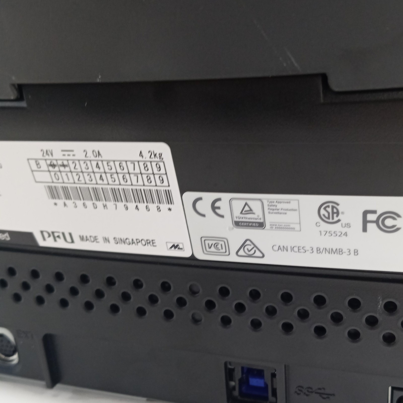 Fujitsu fi-7160 Document & Image Duplex 6000DPI Scanner PA03670-B055 – WORKING