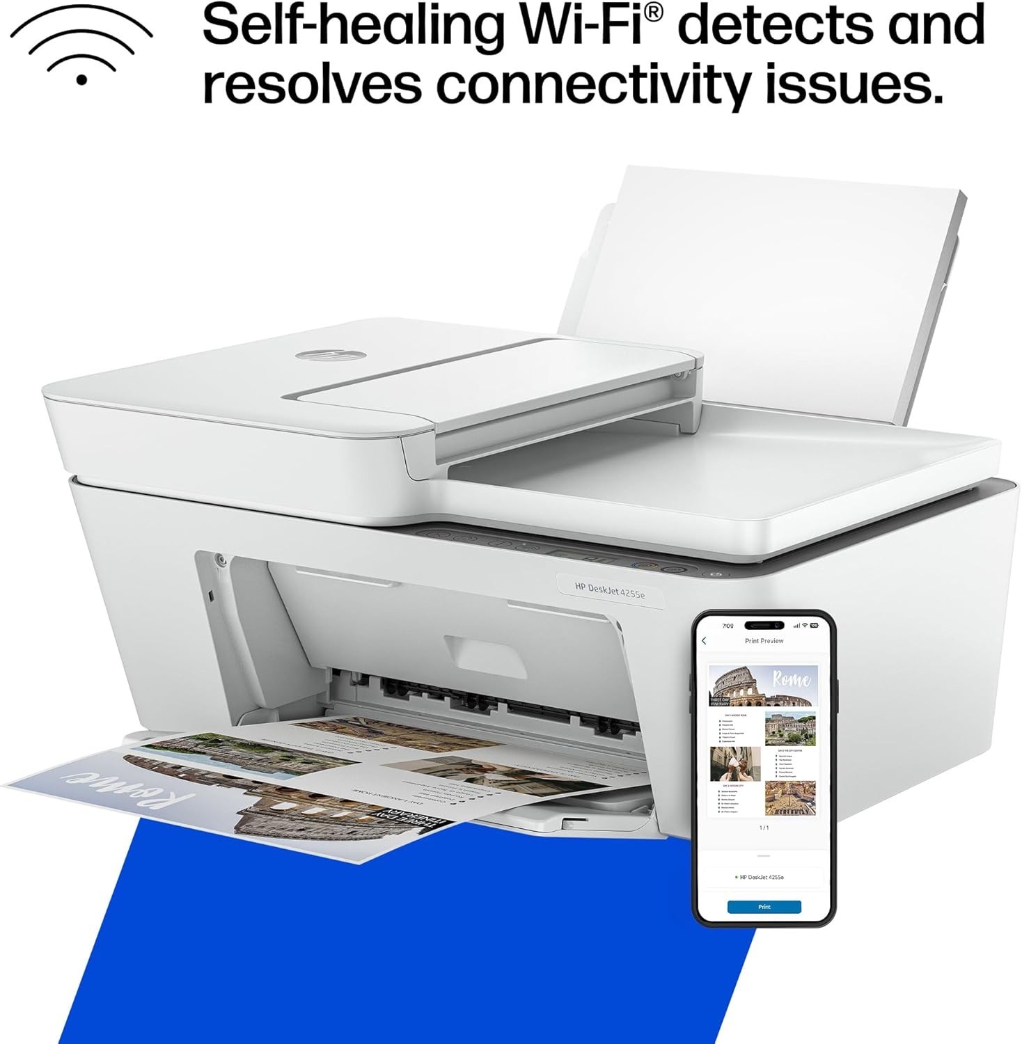HP DeskJet 4255e All-in-One Printer with 3 of Instant Ink for free with
