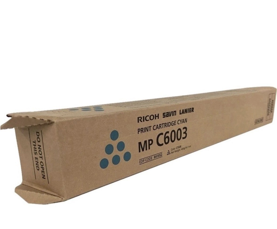 Genuine Ricoh MP-C6003 Cyan EDP 841852