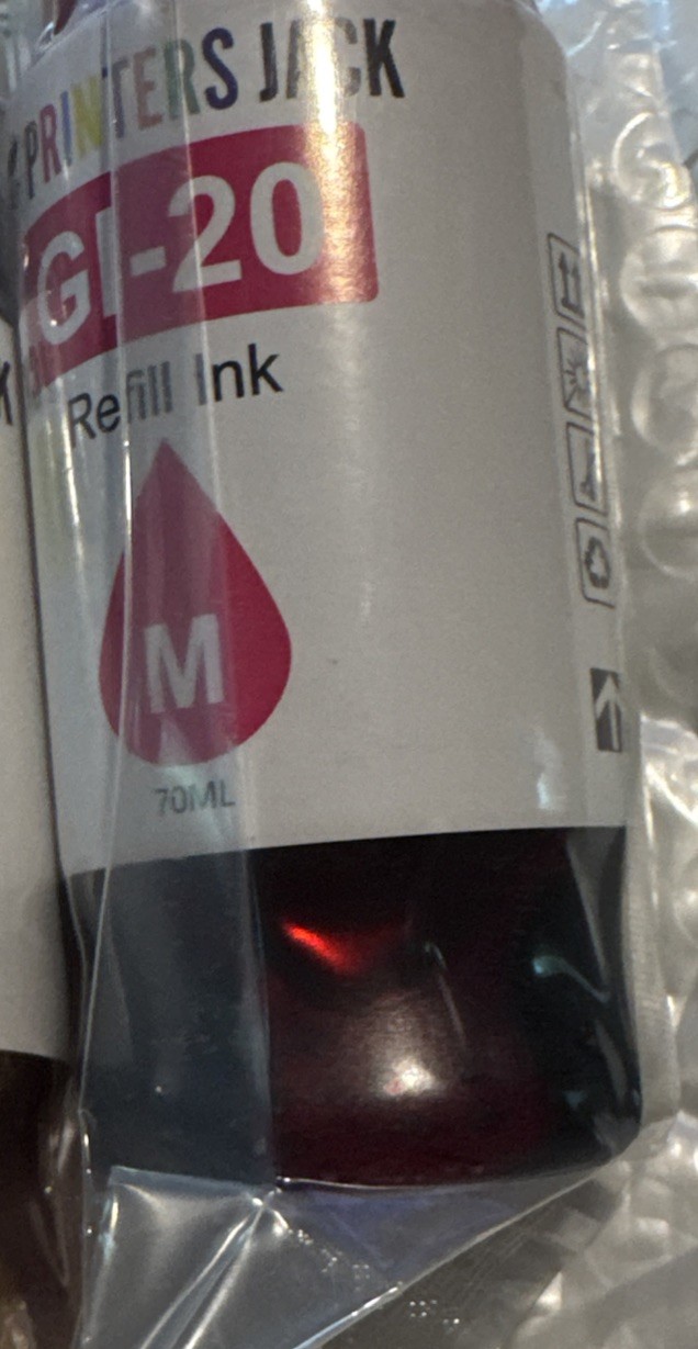 Ink Refill Kit for Canon PIXMA G5020 G6020 G7020 MegaTank Printers Compatible