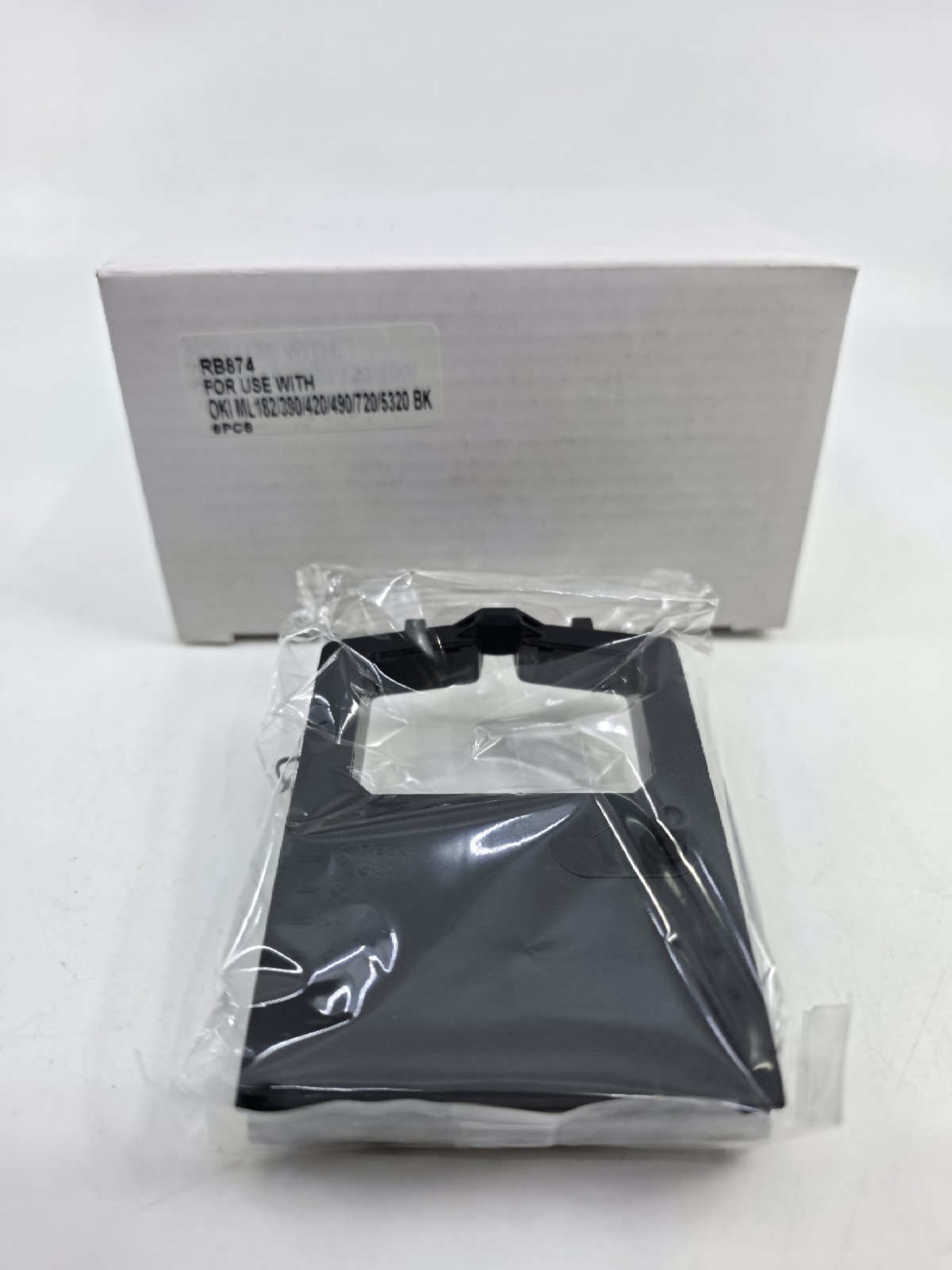 RB874 OKI Microline ML182 ML390 ML420 ML490 ML720 ML5320 Black Ribbon 6 Pack