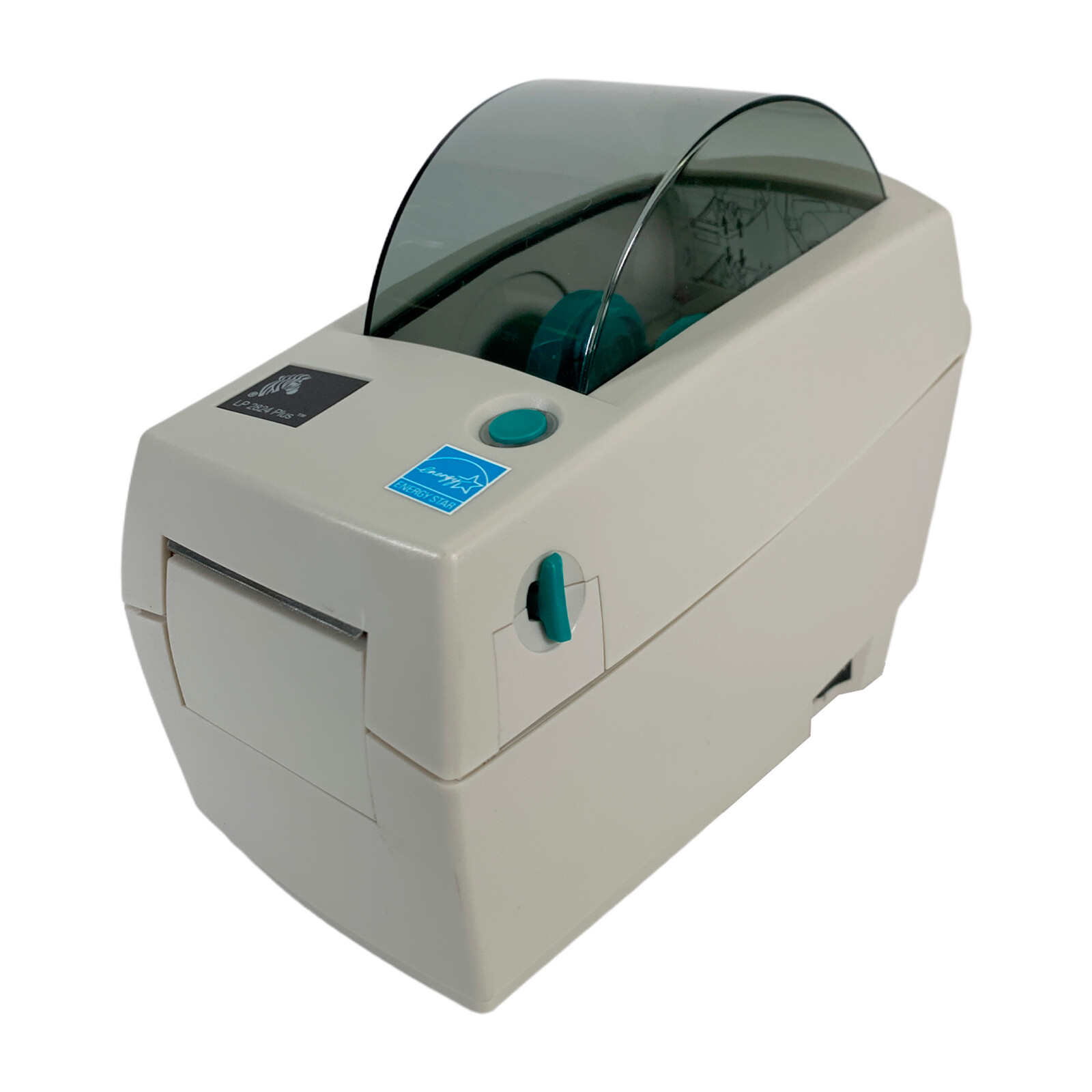 BUNDLE Zebra LP2824 Plus Direct Thermal Barcode Label Printer Ethernet USB