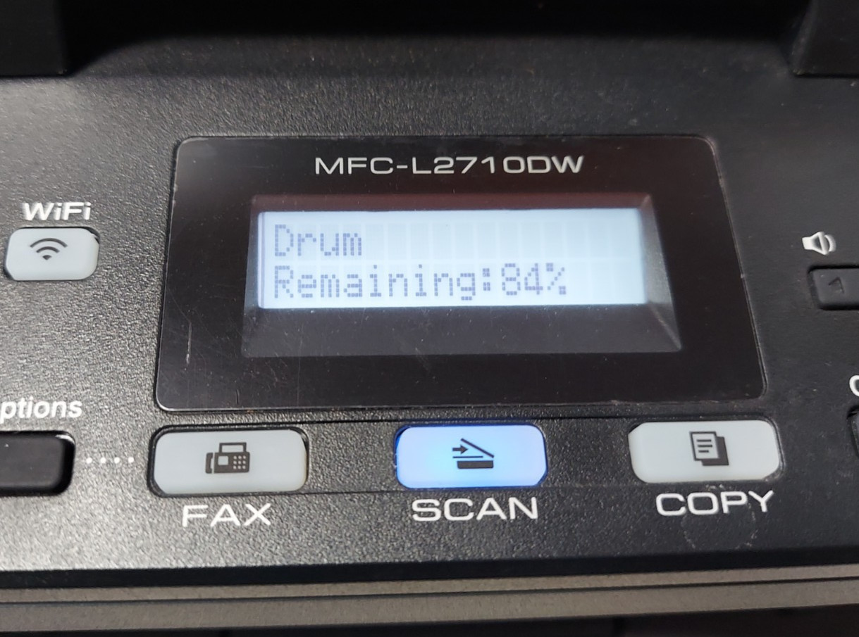 Brother MFCL2710DW Wireless EXCELLENT FAST! All-In-One Printer LOW TOTAL PAGE 2K