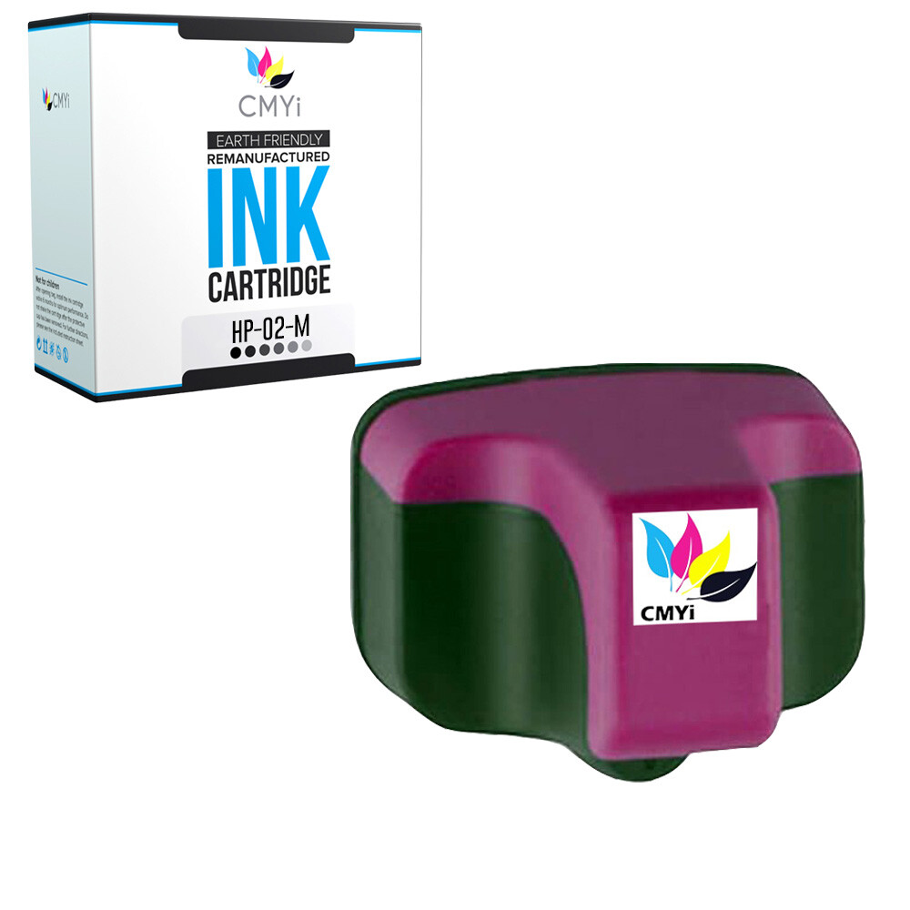 Replacement Ink Catridges for HP 02 Black Color Combo Fits Photosmart Printer