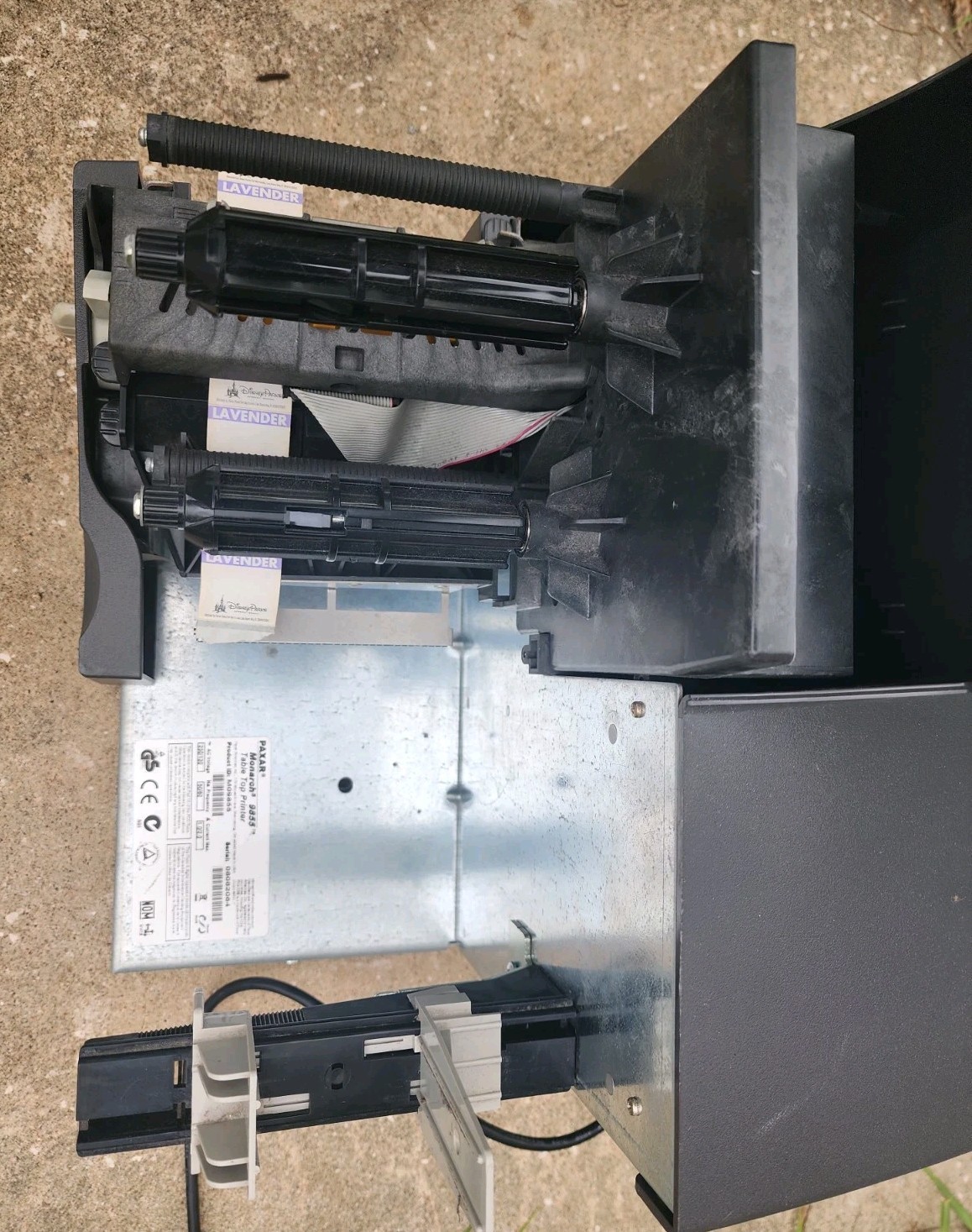 Avery Dennison Monarch 9855 Barcode Label Printer with Keyboard Paxar 939