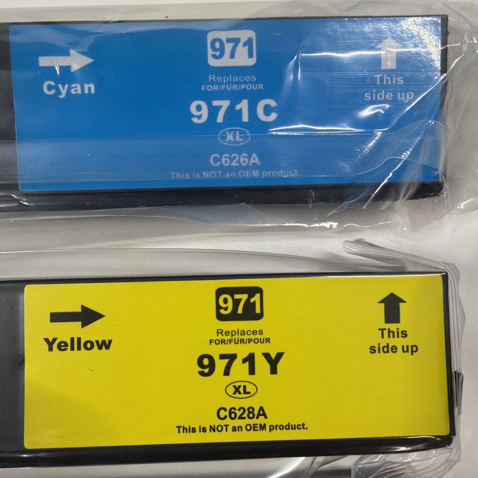 970XL 971XL Ink Cartridges High Yield 4 Pack For HP 970XL 971XL (B, C, M, Y )