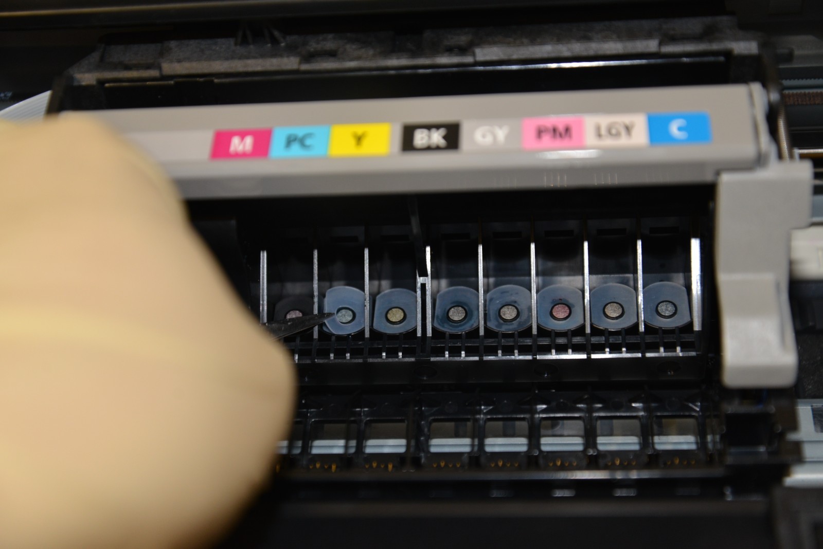 Refillable CIS CISS ink system for Canon Pro 100 Printer cli-42 cartridge .