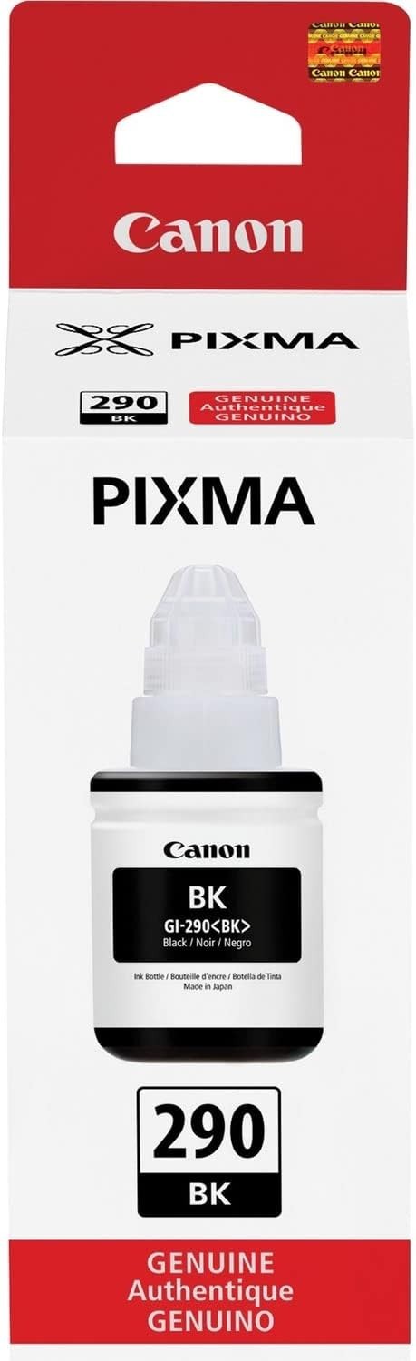 ⭐ Canon GI 290 BK Genuine Black Ink Bottle Pixma G4200 G3200 G2200 G1200 G4210 ⭐