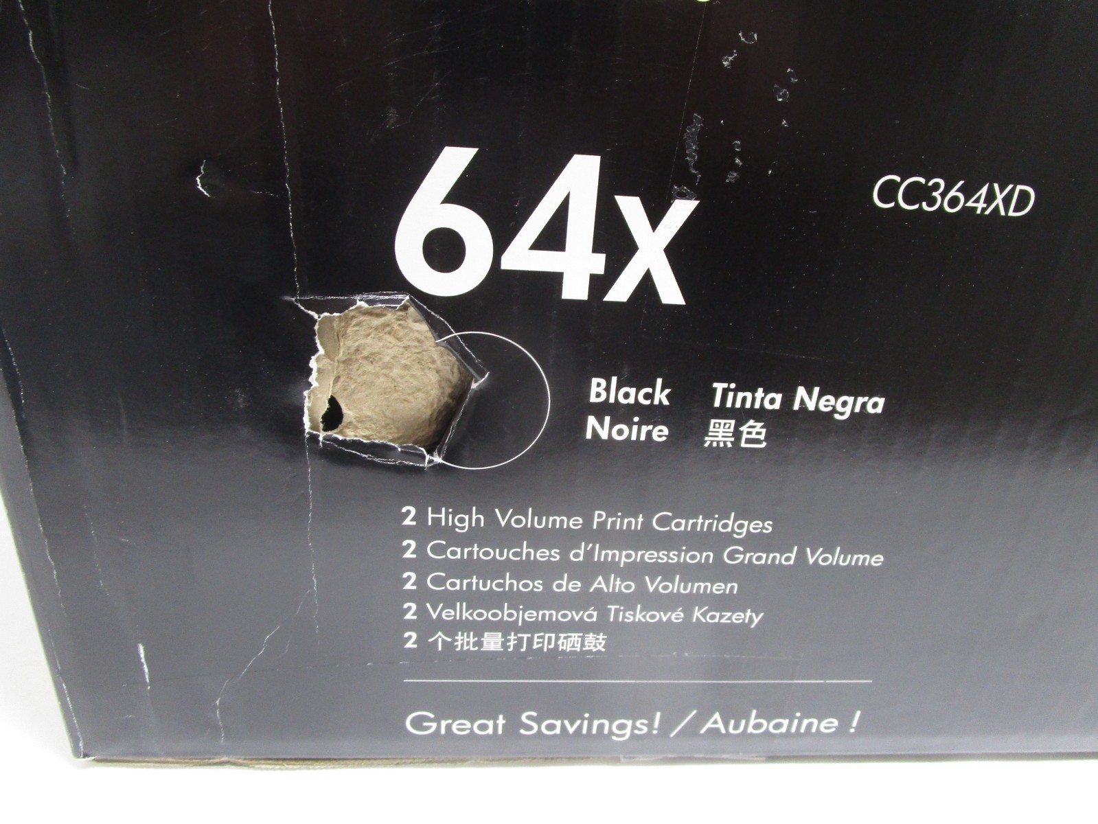 HP 64X CC364XD DUAL PACK High Yield Toner Laserjet OEM NEW OPEN BOX SEE PHOTOS