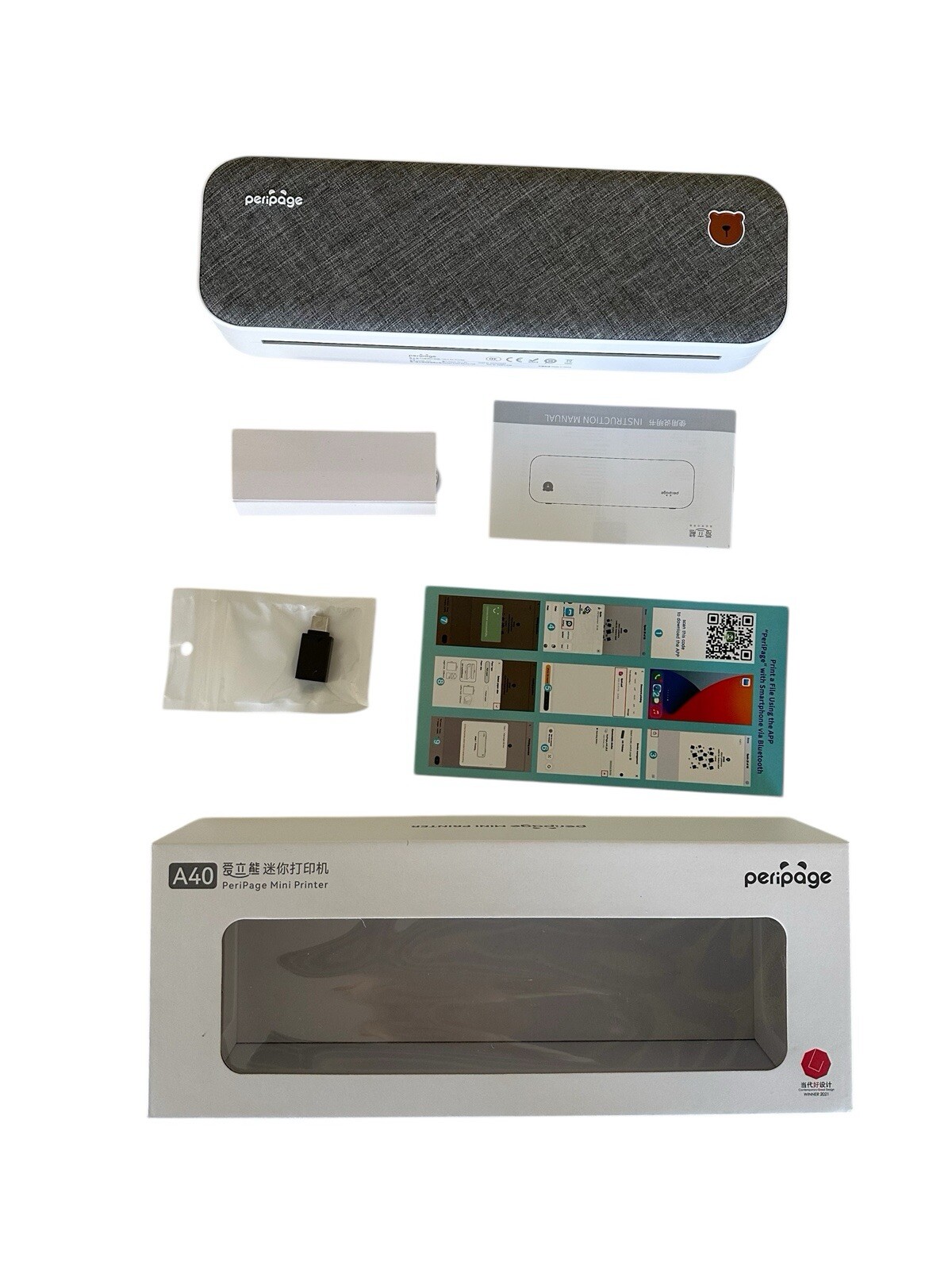 Peripage A40 Mini Thermal Printer