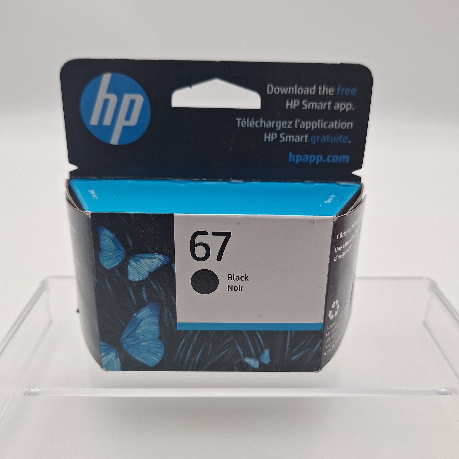 Genuine HP Ink Cartridge 67 Black Mar 2027 Expiration New Sealed