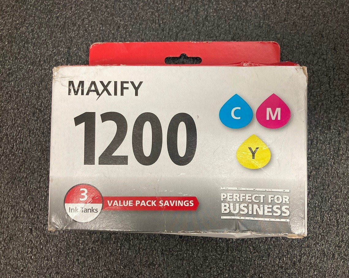 Canon PGI-1200 Color Ink Cartridge Cyan Magenta Yellow Genuine