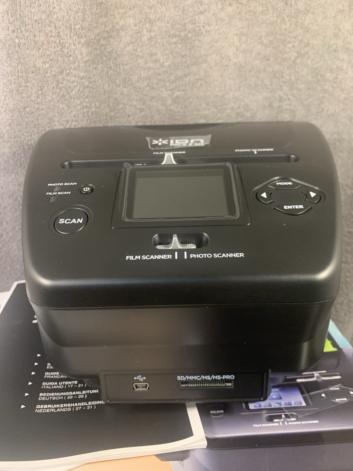 ION Pics 2 SD Photo Slide & Film Scanner As Shown Tested