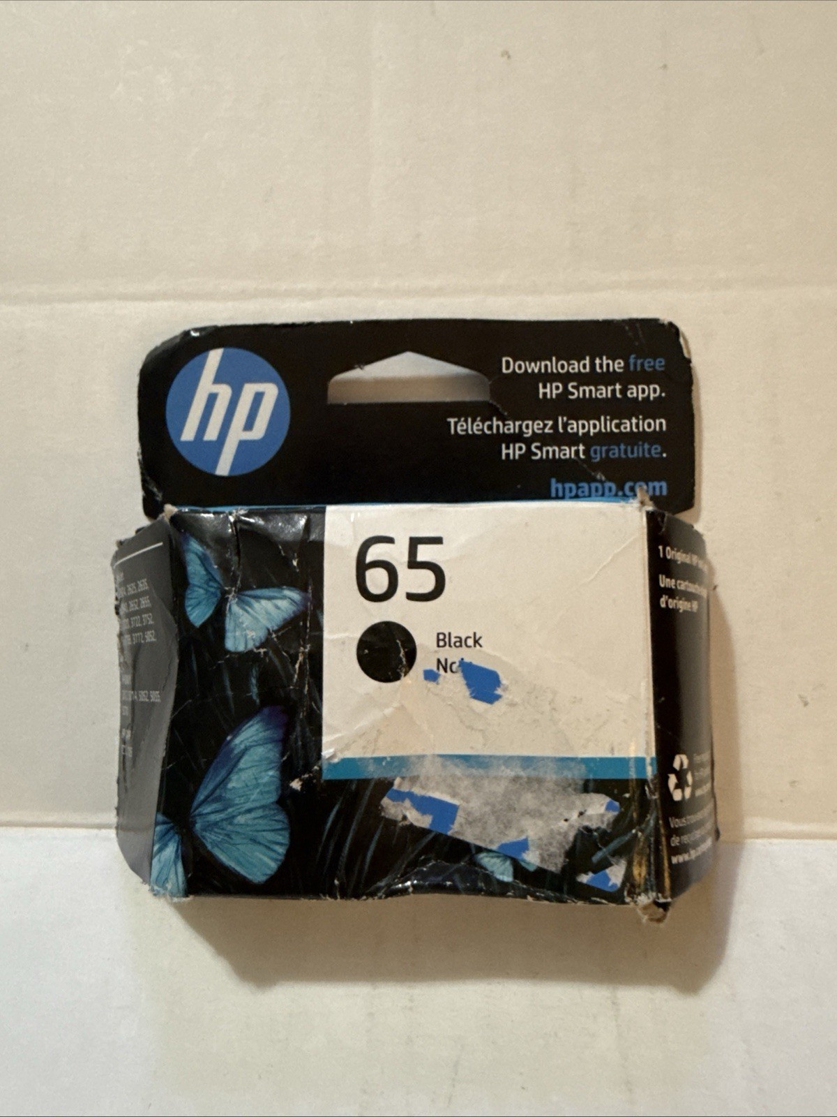 HP #65 Black Ink Cartridge NEW GENUINE, Expiration: May 2027