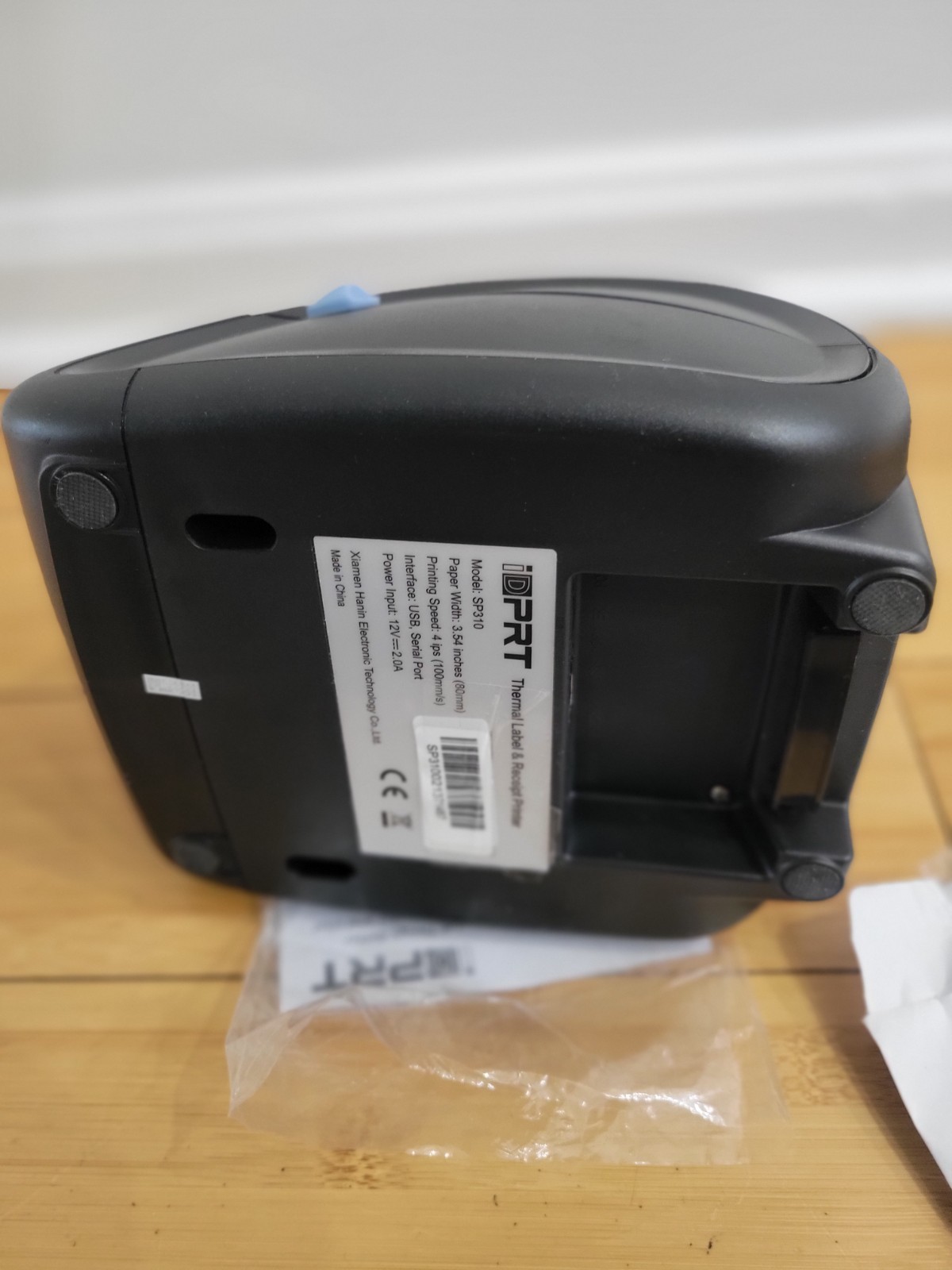 iDPRT Label Printer SP310 Thermal Label Maker and Receipt Printer w power &cable