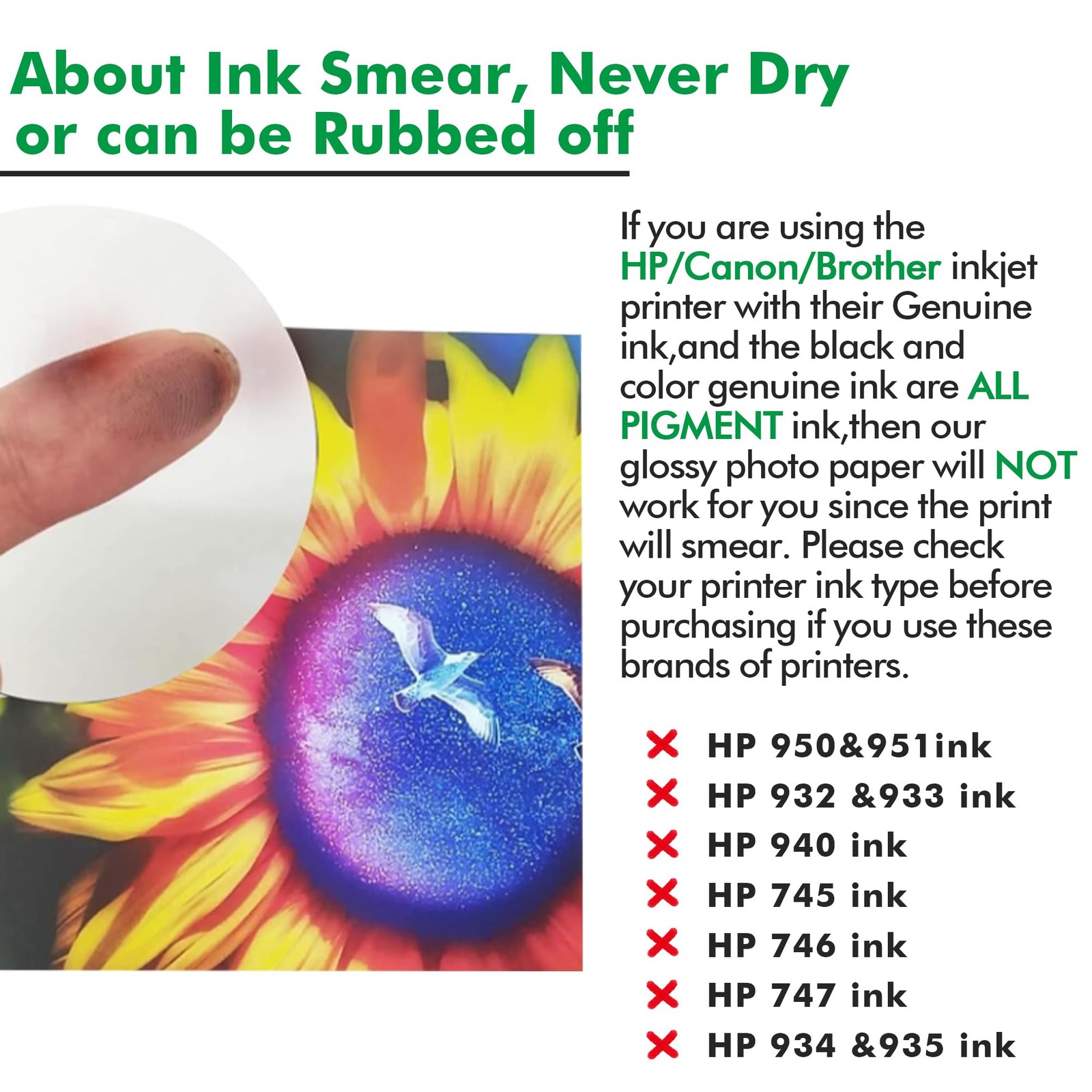 Brochure Paper Double Side Glossy 13×19 Inch 42lb Inkjet Printer 100 Sheets