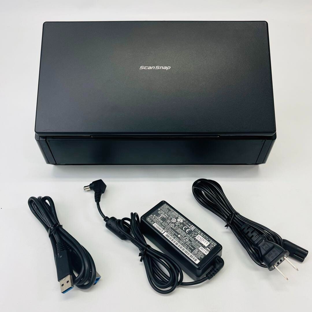 Fujitsu ScanSnap iX500 USED Document Scanner FI-IX500 w/Adapter Cable From japan