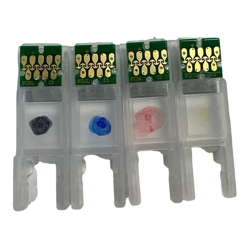 4 x T812 Single use chip T812 812 XL chip for WF7840 WF7820 WF7310