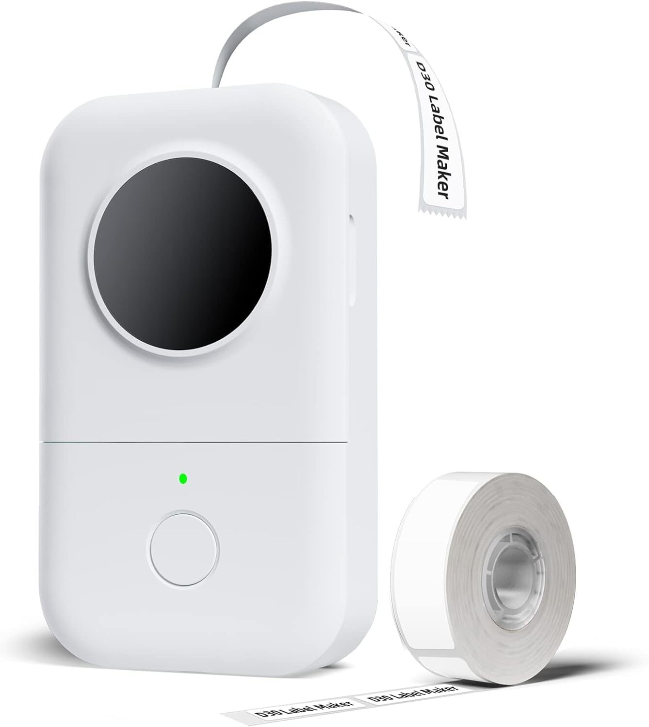 Phmemo D30 Mini Bluetooth Label Printer Protable Label Maker Machine with Tape
