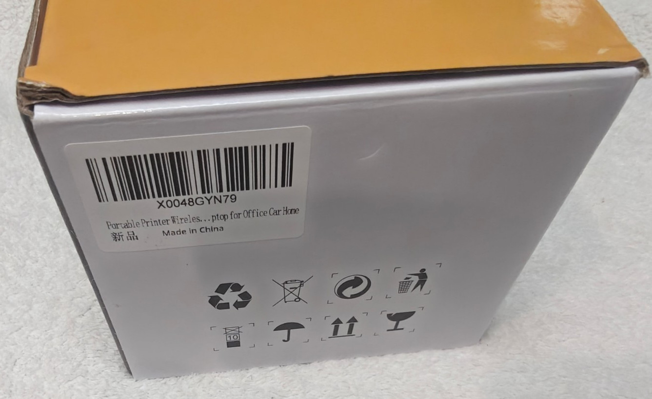 US Letter/Legal A4/A5/2/3/4in Thermal Printer – open box