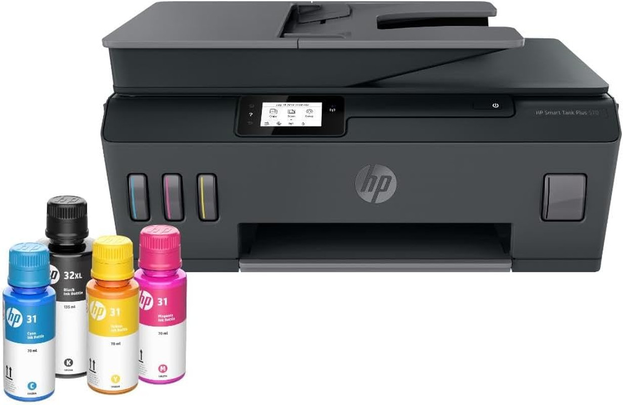 HP Smart Tank plus 570 Wireless All-In-One Ink Tank Printer with up to 2 Years o