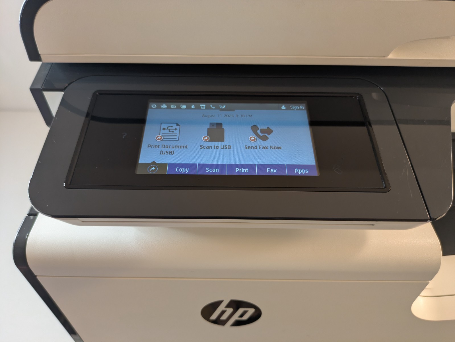 HP PageWide Pro 577dw All-in-One Printer – Ethernet WiFi USB – Cleaned Tested