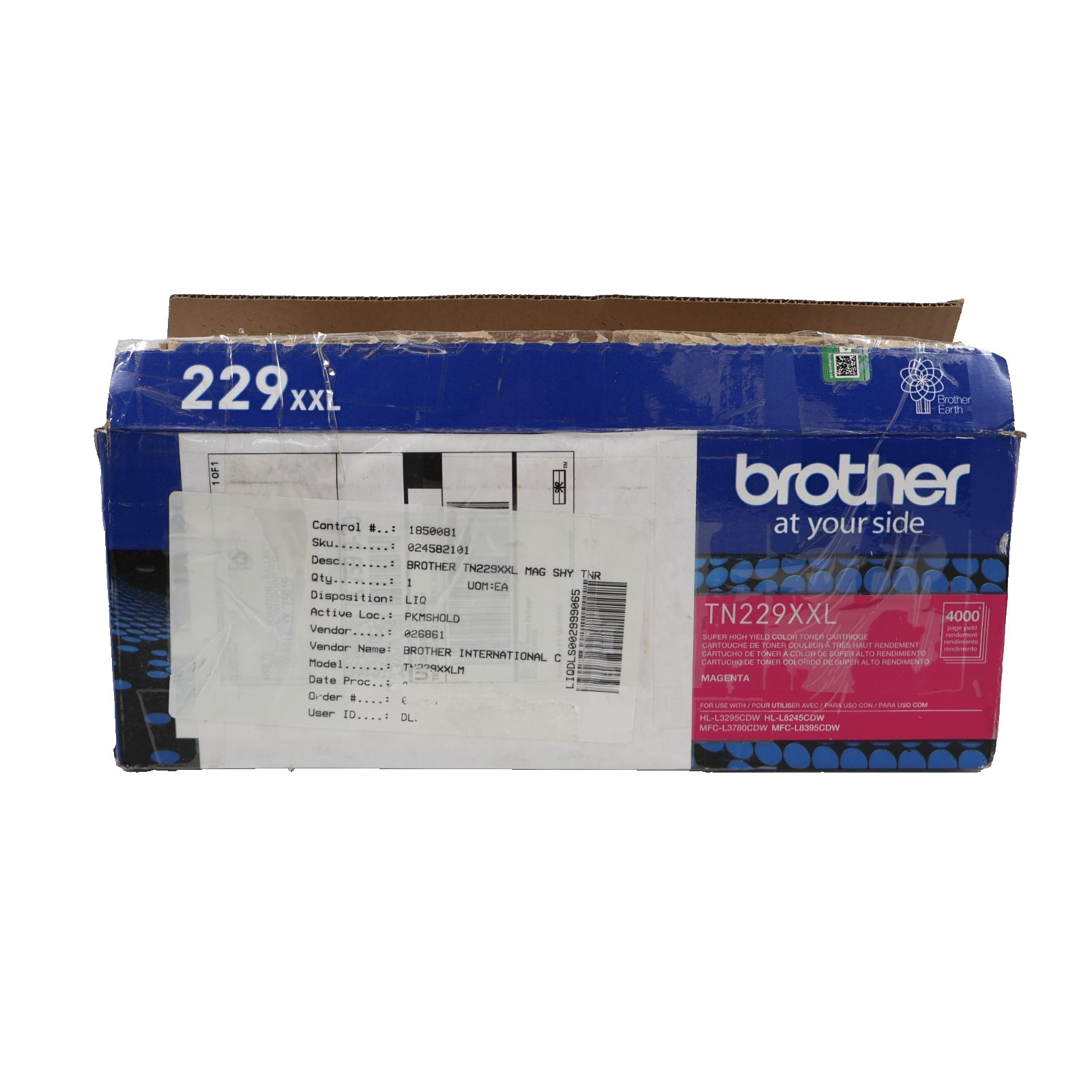 OPENED BAG Brother Genuine TN229XXL Super High-yield Magenta Toner Cartridge