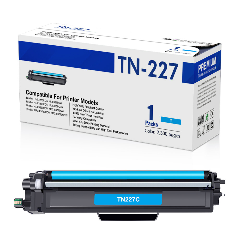 TN227 Toner Cartridge For Brother MFC-L3770CDW HL-L3270CDW HL-L3290CDW LOT