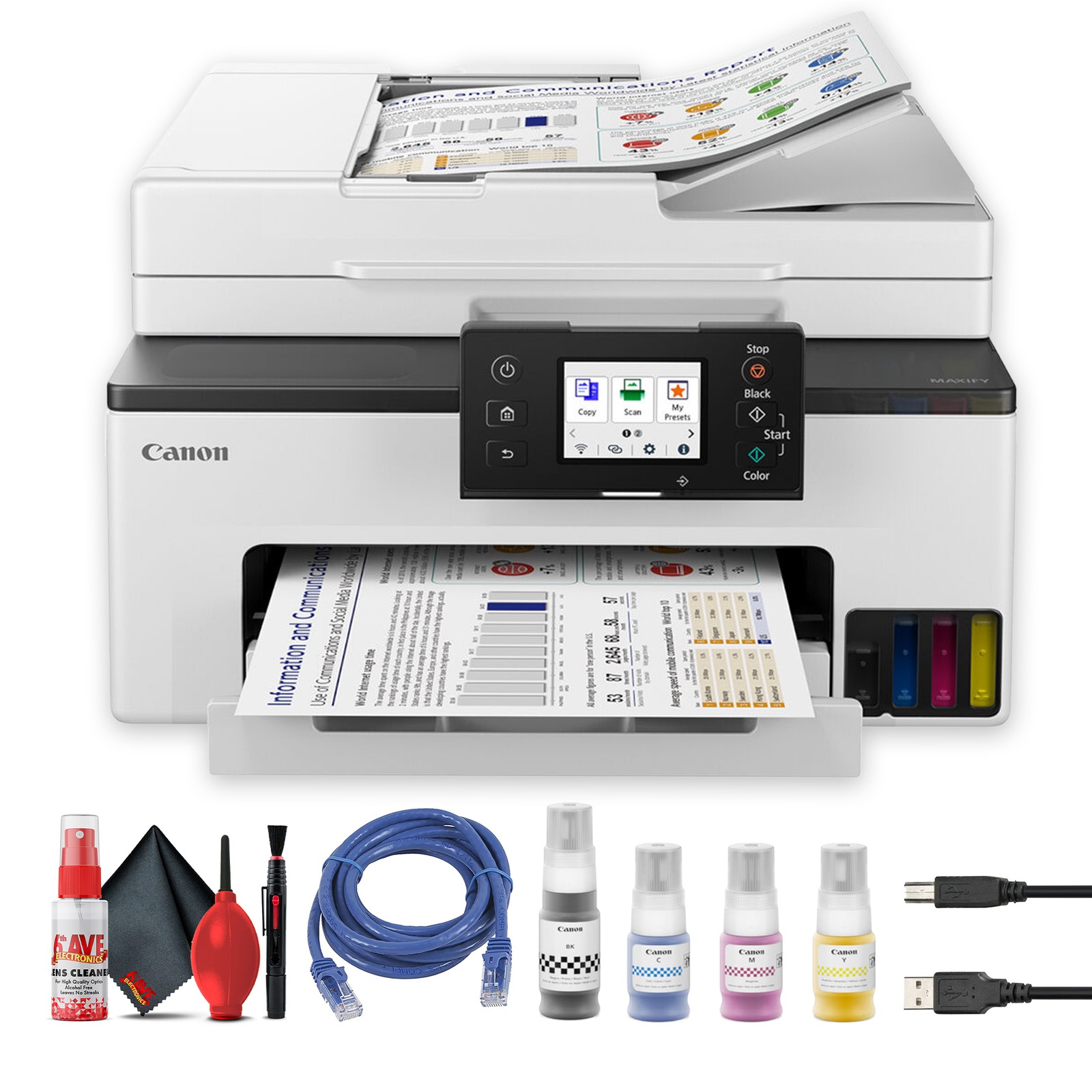 Canon MAXIFY GX2020 Wireless MegaTank All-In-One Color Printer