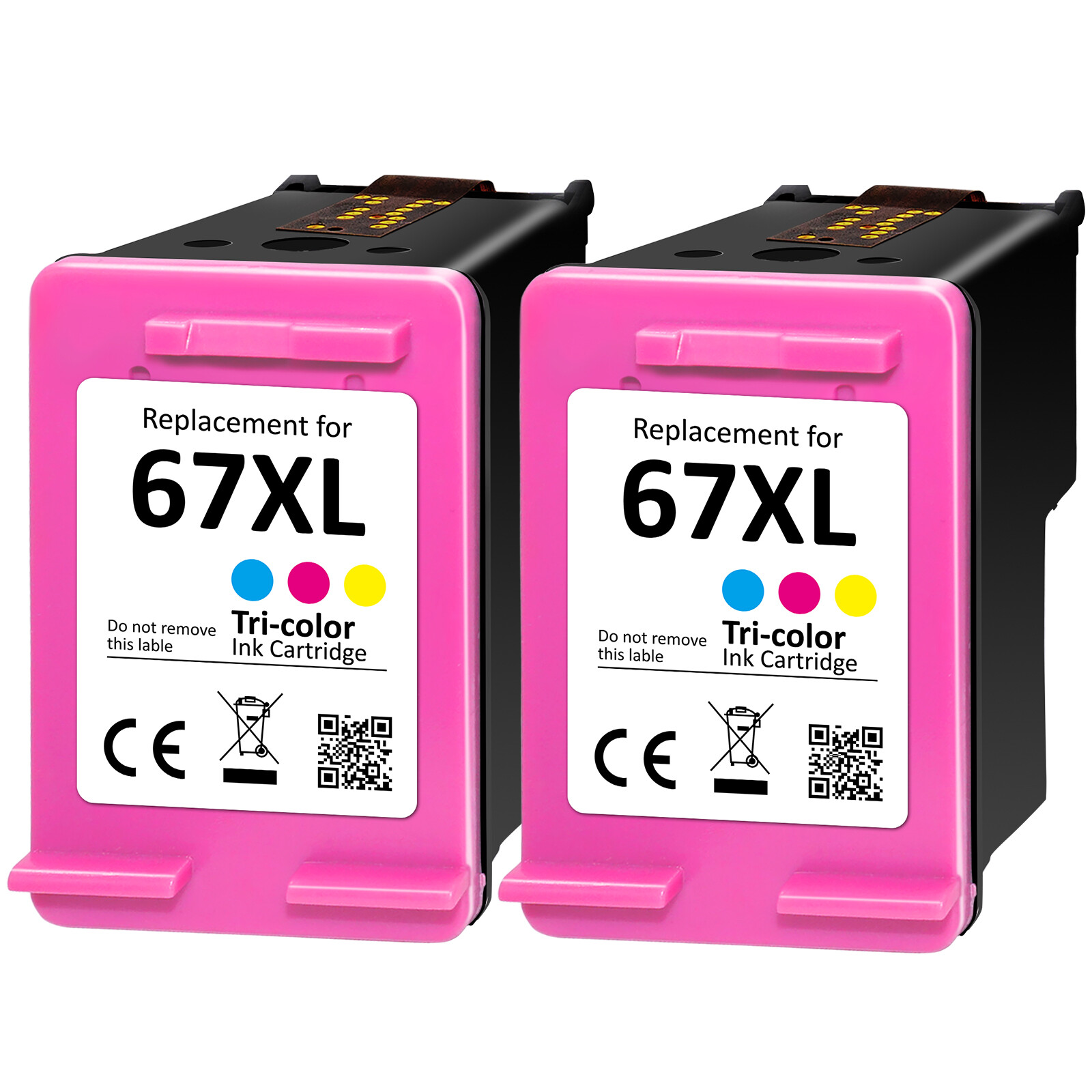 67XL Ink Cartridges for HP Ink 67 XL Deskjet 2700 2720e Envy 6000 6055 Printer