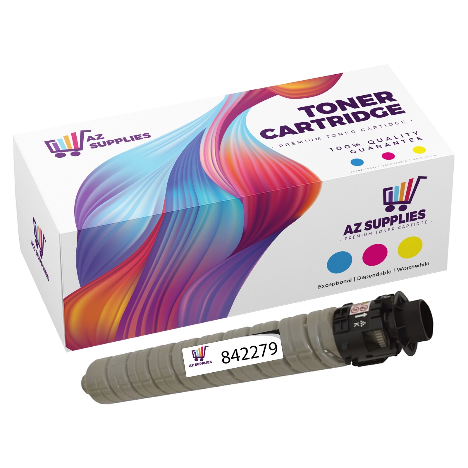 1PK 842279 Black Toner Cartridge Compatible for Ricoh IM C4500 IM C6000