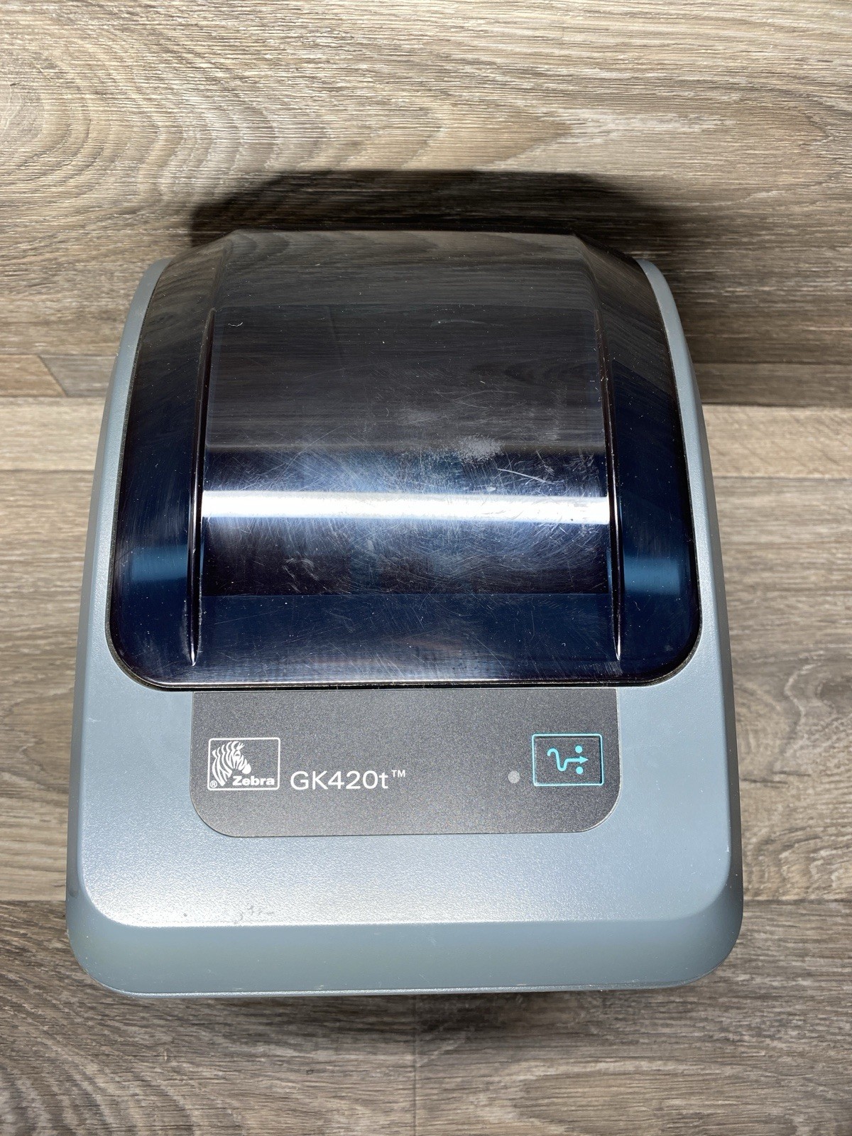 Zebra GK420t Desktop Barcode Label Printer USB Parallel Used /Tested