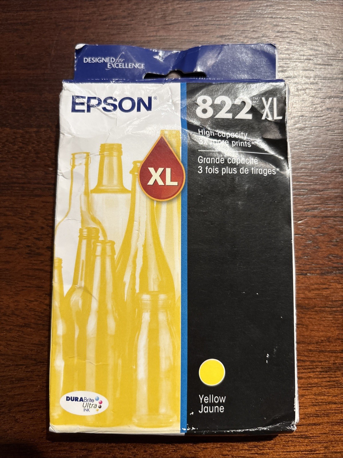 EPSON 822 XL DURABrite Ultra High Capacity Yellow (T822XL420) NEW – PLEASE READ