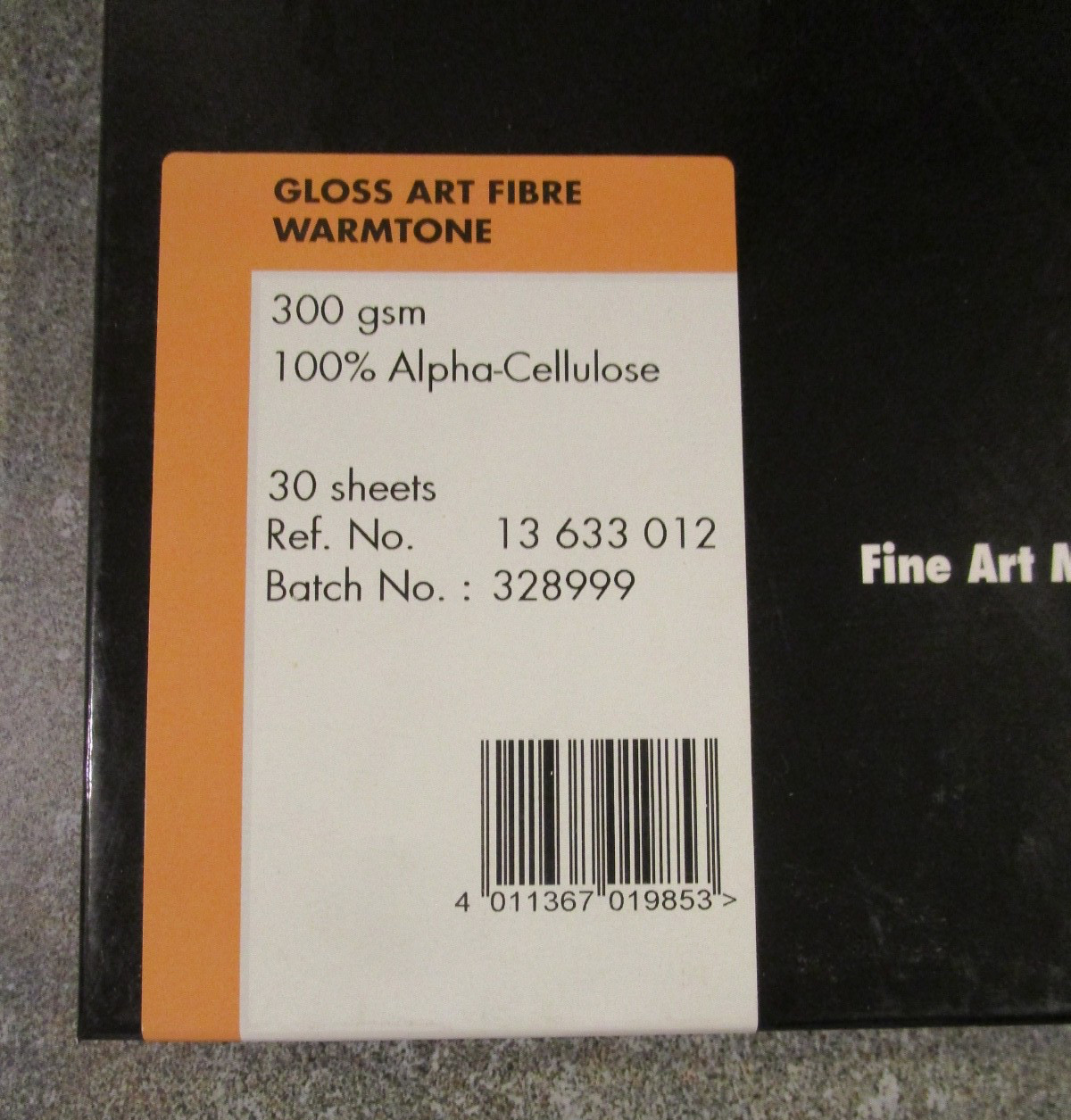 HARMAN by Hahnemühle 300 gsm Gloss Art Fibre Warmtone Inkjet Paper 8.5×11 30 She