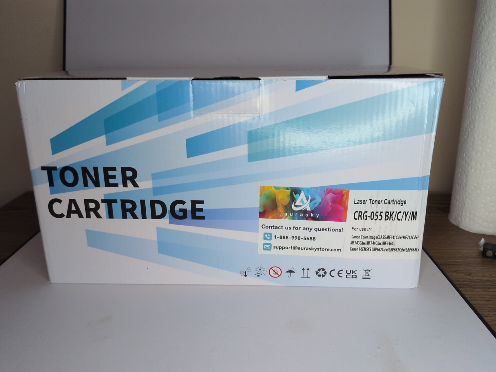 4 Pack Toner for Canon 055 055H W/Chip ImageClass MF741Cdw MF743Cdw MF745Cdw