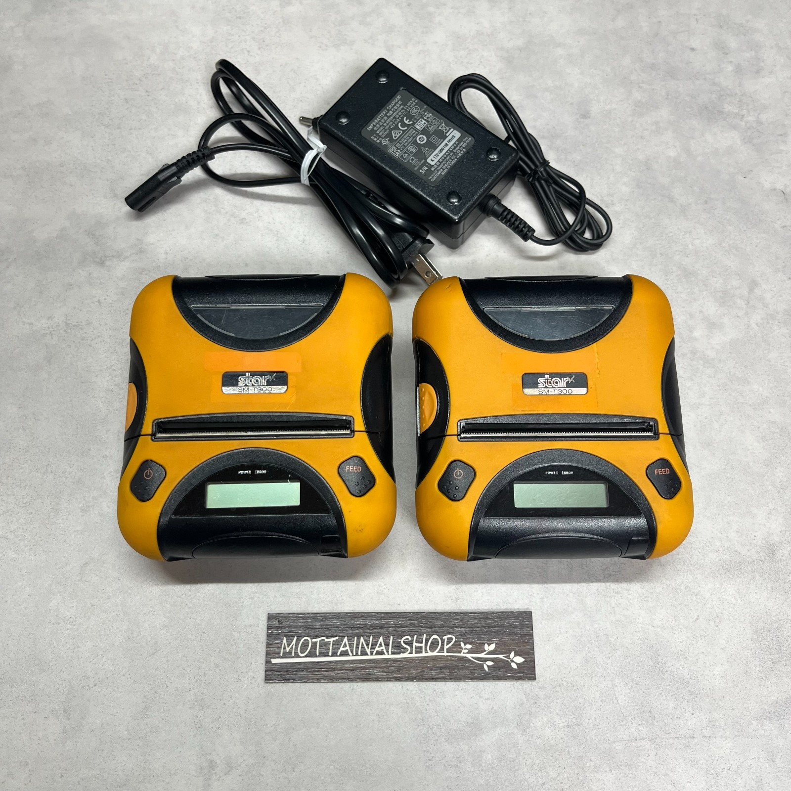 Star Micronics SM-T300 Mobile Bluetooth Receipt Printer Lot of 2 Tested Working!