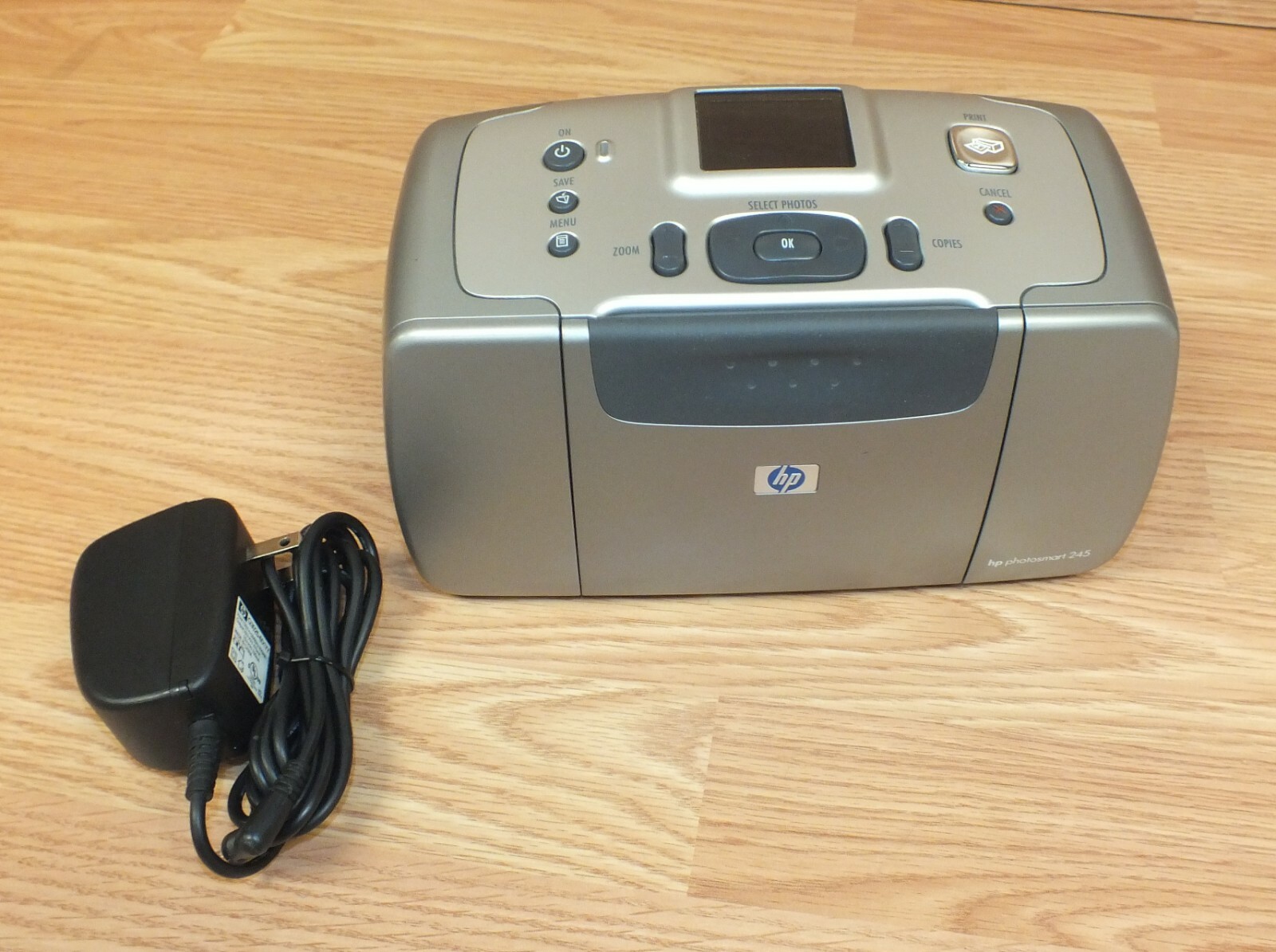 HP Photosmart 245 Inkjet Silver & Gray Color 16 MB Digital Photo Printer
