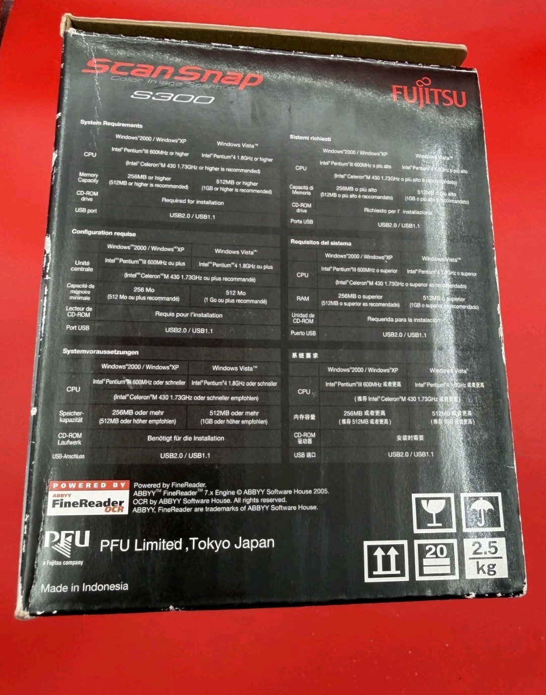 Fujitsu ScanSnap S300 Color Mobile Scanner – excellent condition