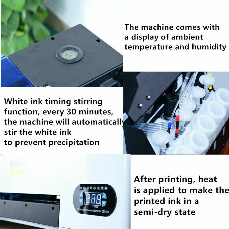 Epson L1800 A3 DTF Flatbed T-shirt Printer Direct to Film Heat Transfer to Cloth