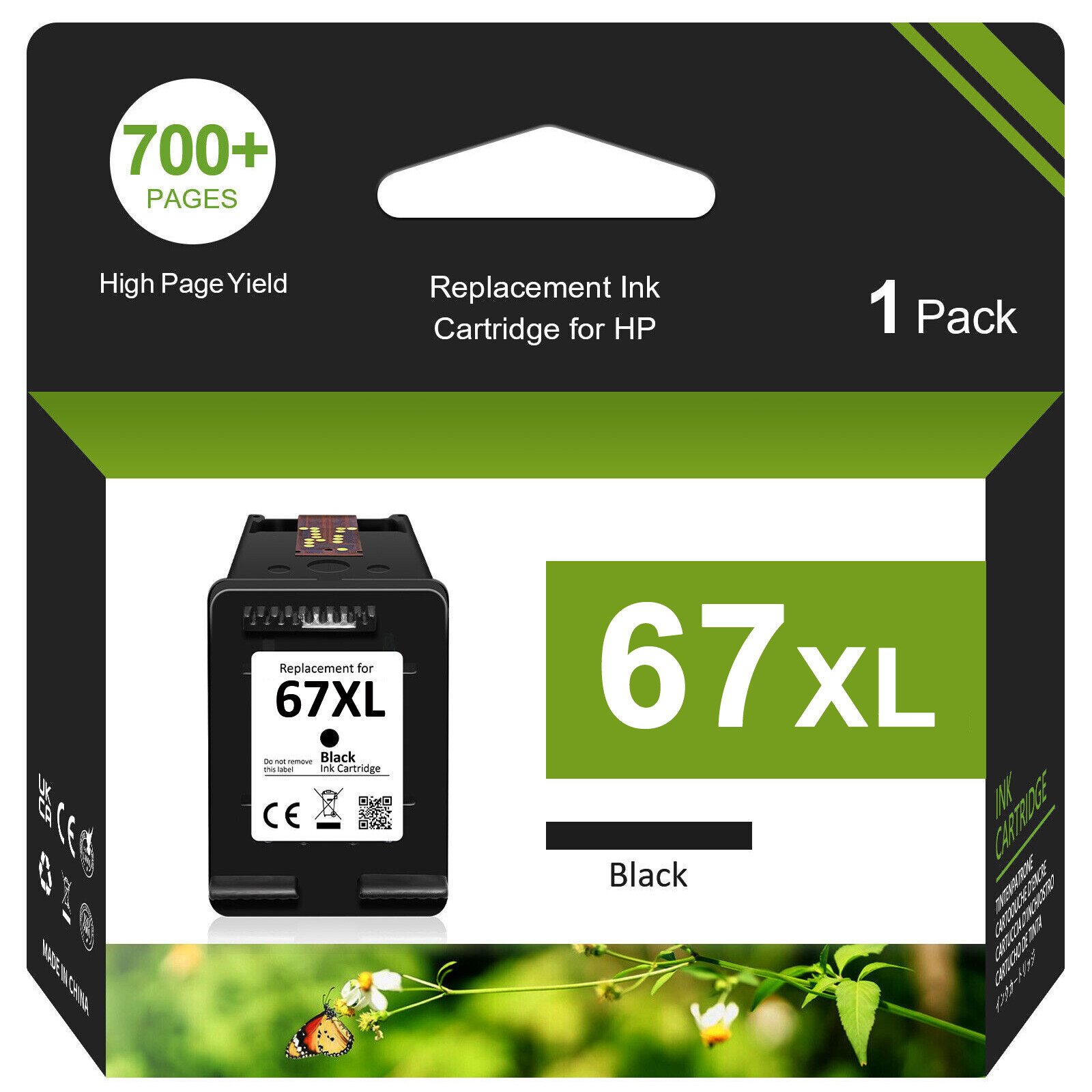 67 XL Ink 67XL Ink Cartridge for HP 67 Deskjet 2755 4155e 2700e 4158 1255 2800e