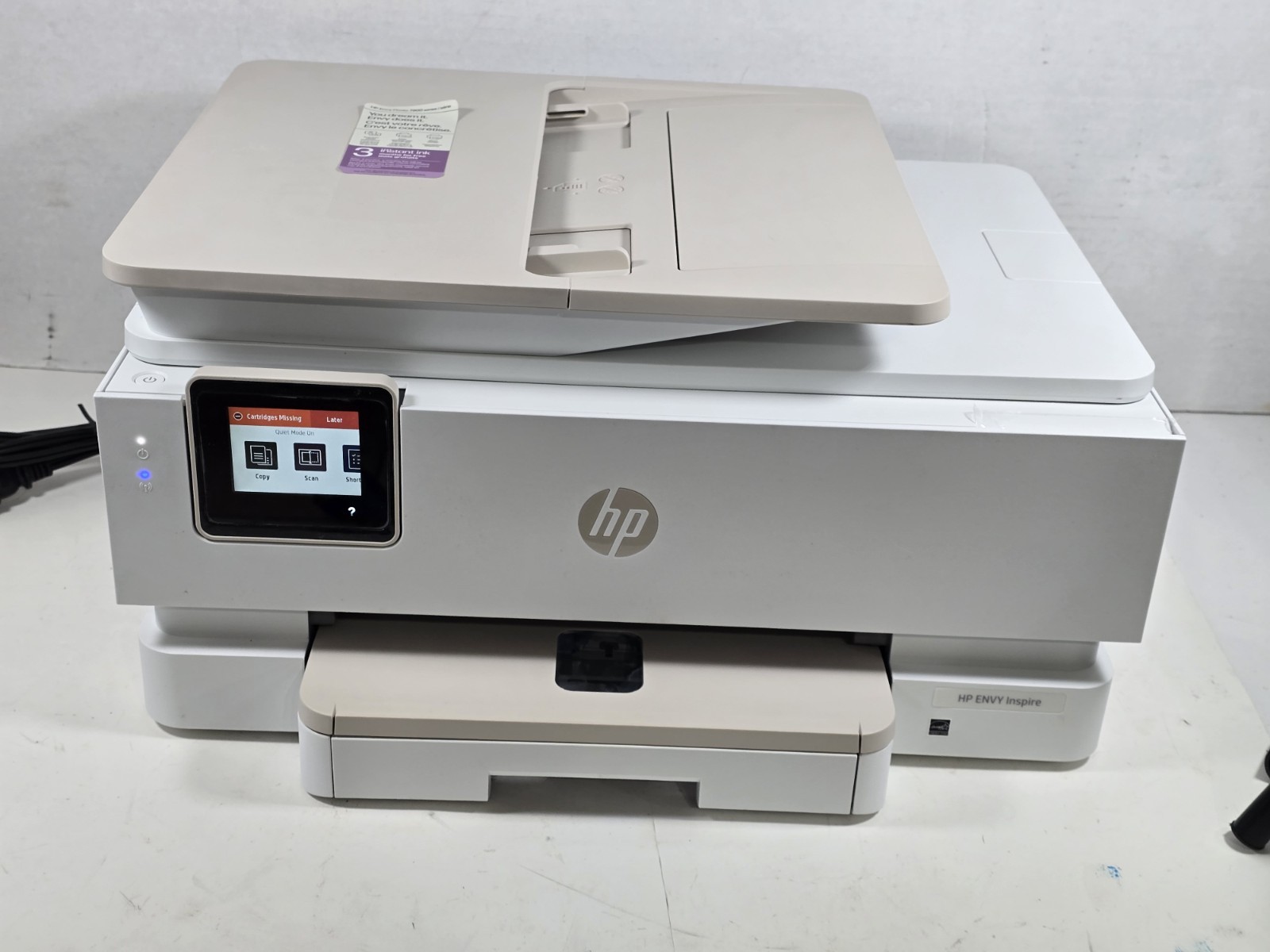 HP Envy Photo 7975 Wireless All-in-One Inkjet Printer No Cartridges