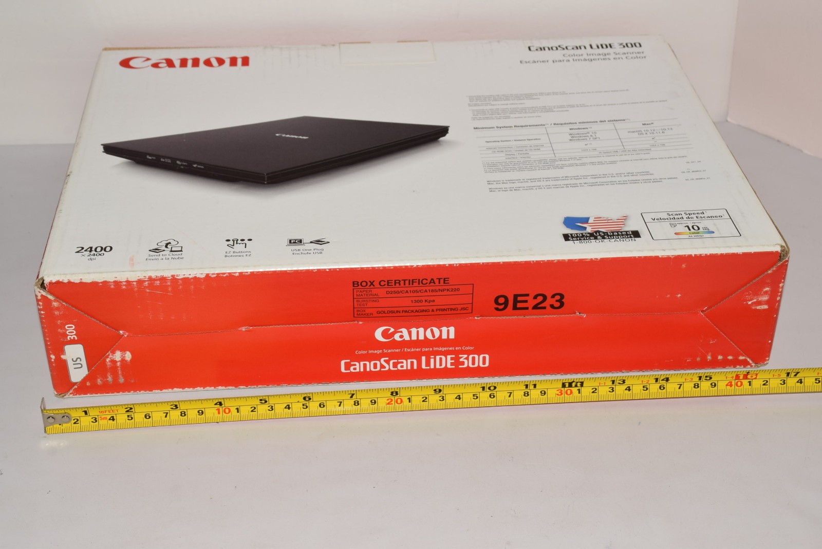Canon CanoScan LiDE 300 Flatbed Color Image Scanner 2400 dpi – New Open Box USB