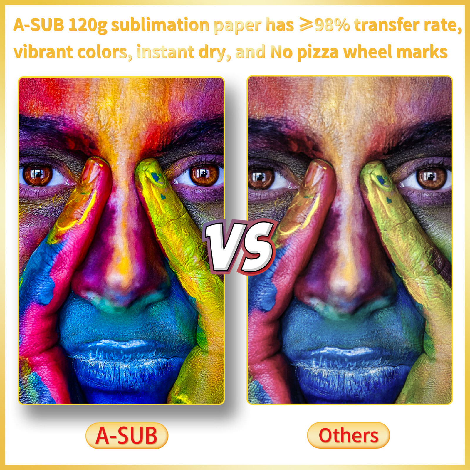 Bundle A-SUB Sublimation Paper and Ink Kit Epson Inkjet Printers 2803 2720 etc
